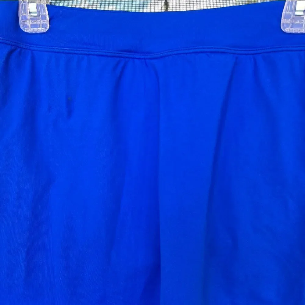 Lands' End Women's Long Torso Tummy Control Swim Skirt Sz 6